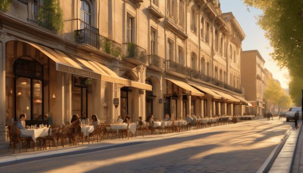 Une rue piétonne emblématique à Lyon : la rue des Marronniers